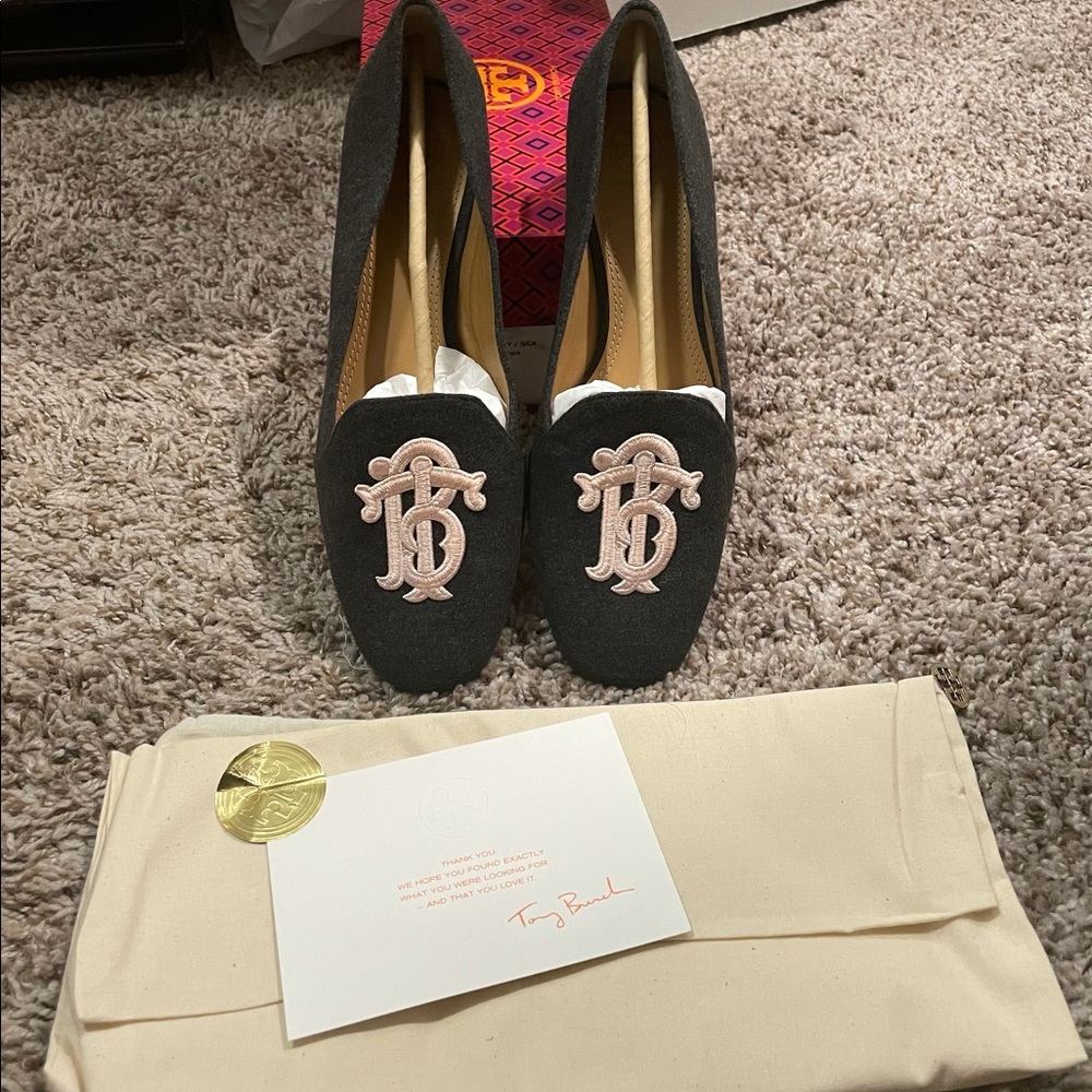 Tory Burch Antonia Monogram Loafers